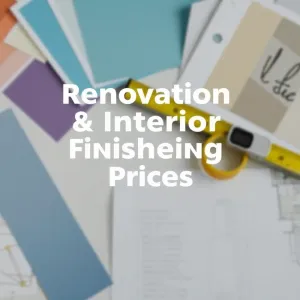 Cennik  Remonty i wykończenia wnętrz
